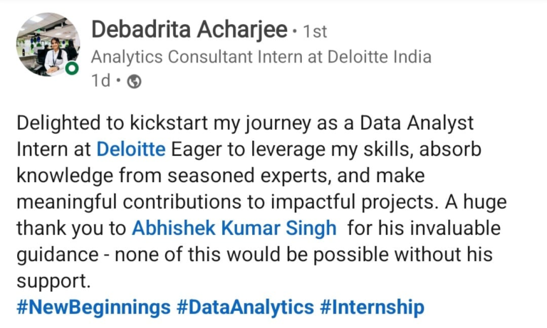 Debadrita Reviews